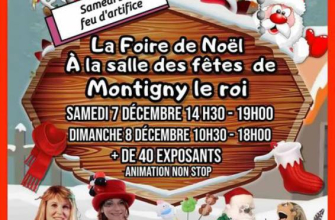 LA FOIRE DE NOËL A MONTIGNY LE ROI Du 7 au 8 déc 2024