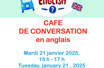 CAFÉ CONVERSATION EN ANGLAIS Le 21 janv 2025