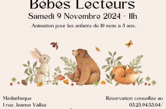 BÉBÉS LECTEURS Le 9 nov 2024