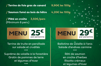 MENU NOËL A EMPORTER - L