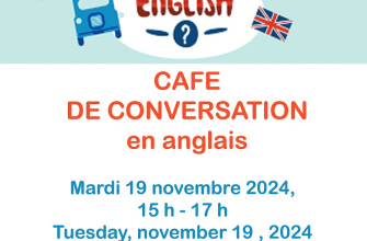 CAFÉ DE CONVERSATION EN ANGLAIS Le 19 nov 2024