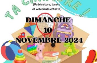 VENTE DE JOUETS, VÊTEMENTS ENFANTS, PUÉRICULTURE Le 10 nov 2024