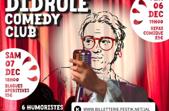 DIDRÔLE "COMÉDIE CLUB" - HUMOUR STAND-UP Du 6 au 7 déc 2024